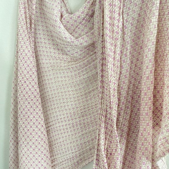 Lot 2 Large lightweight scarves like new linen cotton - Picture 6 of 10